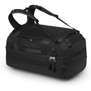 imageOsprey Transporter Squffel  Durable Square Split Travel Duffel BagRaven Black