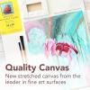 imageStrathmore 300 Series Stretched Canvas Gallery Profile 8x10 inches  Artist Canvas for Oil Acrylic Pouring ampamp Mixed Media  100 Cotton Triple Primed12x12