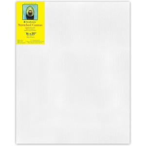 imageStrathmore 300 Series Stretched Canvas Gallery Profile 8x10 inches  Artist Canvas for Oil Acrylic Pouring ampamp Mixed Media  100 Cotton Triple Primed16x20