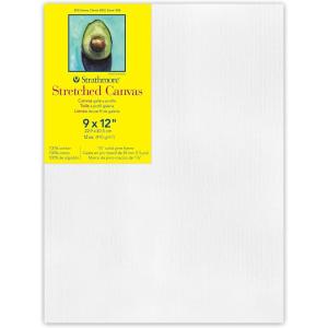 imageStrathmore 300 Series Stretched Canvas Gallery Profile 8x10 inches  Artist Canvas for Oil Acrylic Pouring ampamp Mixed Media  100 Cotton Triple Primed9x12