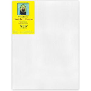 imageStrathmore 300 Series Stretched Canvas Gallery Profile 8x10 inches  Artist Canvas for Oil Acrylic Pouring ampamp Mixed Media  100 Cotton Triple Primed12x16