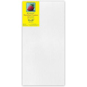 imageStrathmore 300 Series Stretched Canvas Gallery Profile 8x10 inches  Artist Canvas for Oil Acrylic Pouring ampamp Mixed Media  100 Cotton Triple Primed10x20