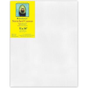 imageStrathmore 300 Series Stretched Canvas Gallery Profile 8x10 inches  Artist Canvas for Oil Acrylic Pouring ampamp Mixed Media  100 Cotton Triple Primed11x14