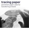 imageStrathmore 200 Series Tracing Paper Tape Bound Pad 9x12 inches 40 Sheets 25lb41g  Artist Paper for Adults and Students