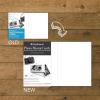 imageStrathmore Photo Mount Cards White with Decorative Border 5x6875 inches 50 Pack Envelopes Included  Blank Greeting Cards for Weddings Events Birthdays