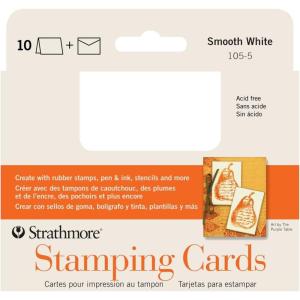 imageStrathmore Announcement Card White Smooth with no Deckle35x4875