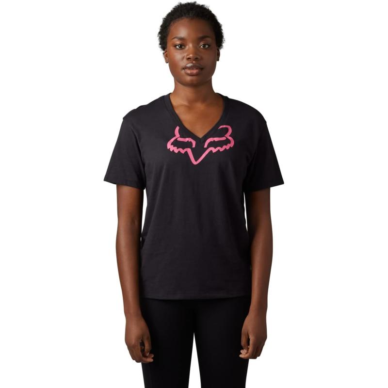 imageFox Racing Womens Boundary Short Sleeve TopBlackPink