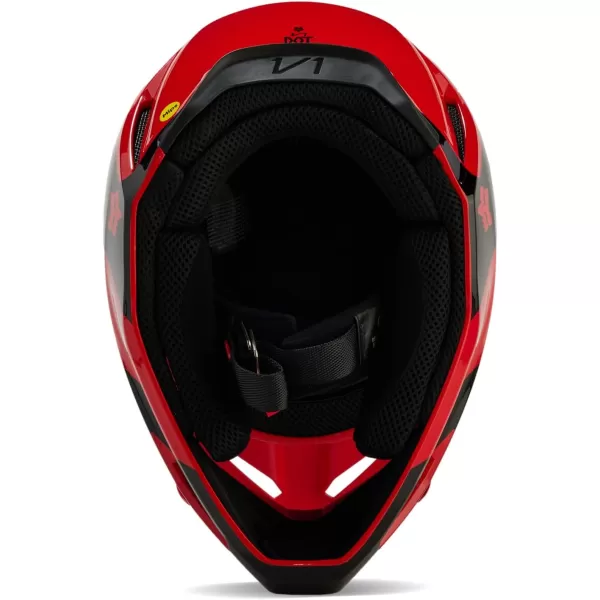 imageFox Racing V1 Motocross HelmetFluorescent Red Streak