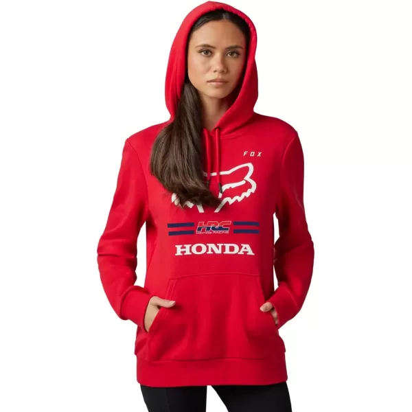 imageFox Racing Womens Standard Fox X Honda Pullover Fleece HoddieFlame Red
