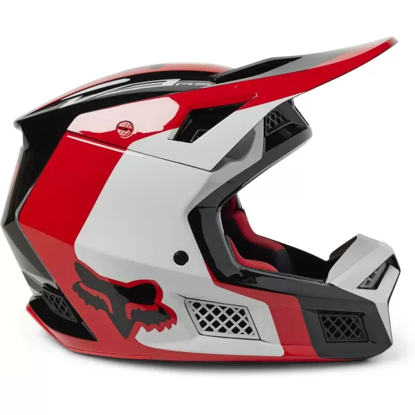 imageFox Racing V3 RS Motocross Helmet Carbon Black SmallEFEKT  Flo Red
