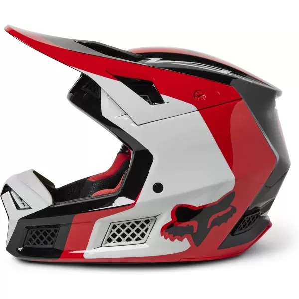 imageFox Racing V3 RS Motocross Helmet Carbon Black SmallEFEKT  Flo Red