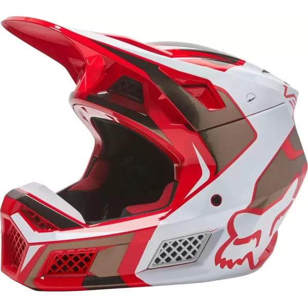 imageFox Racing V3 RS Motocross Helmet Carbon Black SmallMIRER  Flo Red