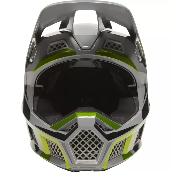 imageFox Racing V3 RS Motocross Helmet Carbon Black SmallMirer  Flo Yellow