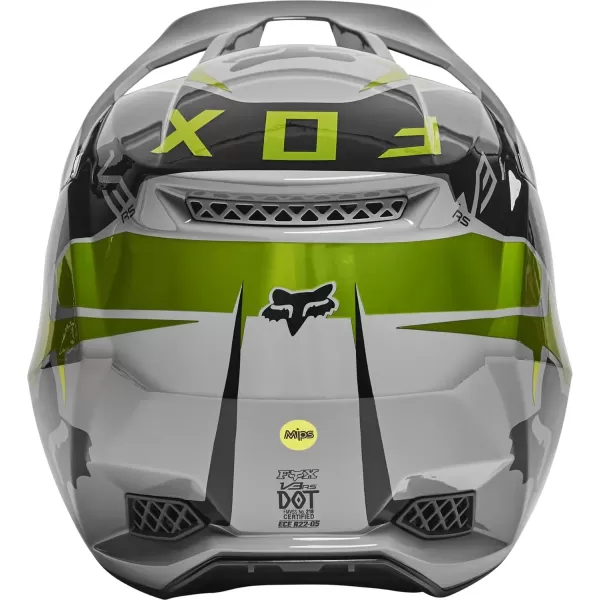 imageFox Racing V3 RS Motocross Helmet Carbon Black SmallMirer  Flo Yellow