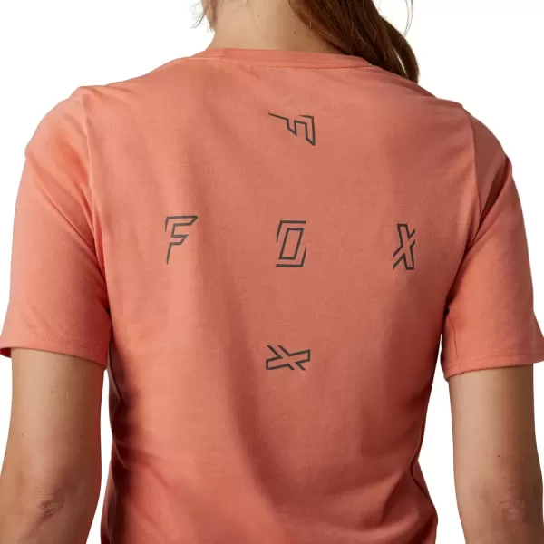 imageFox Racing Womens Ranger Drirelease Ss JerseyFract  Salmon