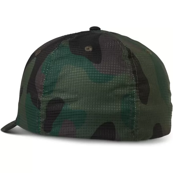 imageFox Racing Mens Standard Vzns Camo Tech Flexfit HatGreen Camo