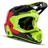 imageFox Racing V3 Motocross Helmet Revise REDYellowMedium