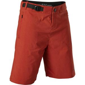 imageFox Racing Kids Youth Ranger Lined Mountain Biking ShortRed Clay