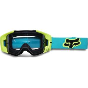 imageFox Racing Vue Motocross Goggle Stray Black  Clear LensStray Teal  Clear Lens