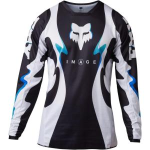 imageFox Racing mens 180 Nitro Motocross JerseyBlackWhite