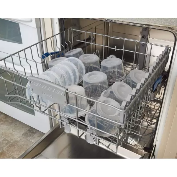 imageDuraHome  Deli food Storage Containers with Lids 32 oz Quart Pack of 24 Leakproof Freezer Safe Microwaveable Soup Storage Container  Clear Plastic Premium Quality16 oz