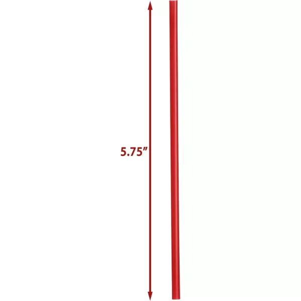 imageDuraHome Clear Plastic Straws Individually Wrapped 1000 Pack  8 inch Drinking Straw BPA Free  Restaurant Style Disposable Straws 024quot Wide Bulk SetRed