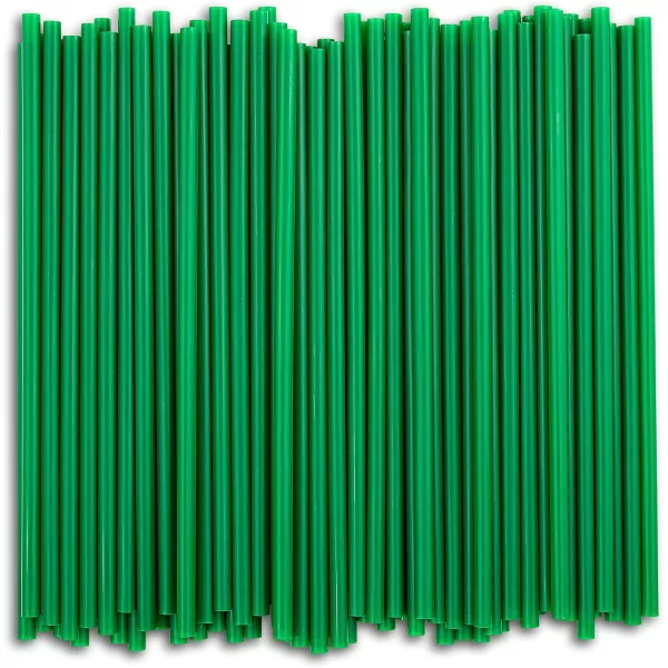 imageDuraHome Clear Plastic Straws Individually Wrapped 1000 Pack  8 inch Drinking Straw BPA Free  Restaurant Style Disposable Straws 024quot Wide Bulk SetGreen