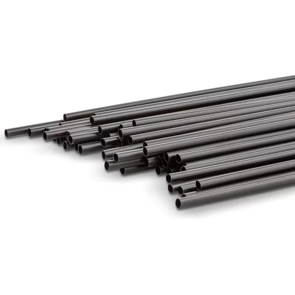 imageDuraHome Clear Plastic Straws Individually Wrapped 1000 Pack  8 inch Drinking Straw BPA Free  Restaurant Style Disposable Straws 024quot Wide Bulk SetBlack