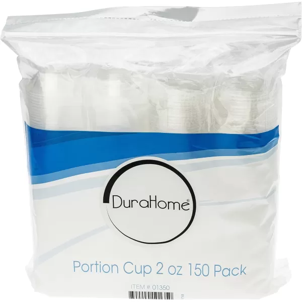 imageDuraHome Food Storage Containers with Lids 8oz 16oz 32oz Freezer Deli Cups Combo Pack 70 Sets BPAFree Leakproof Round Clear Takeout Container Meal Prep Microwavable 70 Sets  Mixed sizes150 Sets  2oz