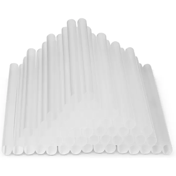 imageJumbo Smoothie Straws Extra Wide  Individually Wrapped 100 Pack BPA Free Milkshake Straw 047quot Multi Colored Large Disposable For Boba Tea Extra Durable Thick Restaurant Quality  by DuraHomeJumbo Clear Individually Wrapped 100 Pack