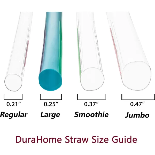 imagePlastic Drinking Straws 500 Count BPAFree Black Disposable Straws  DuraHome 500 Pack  Black250 Pack