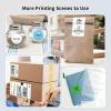 imageJADENS Bluetooth Thermal Label Printer Wireless Label Printer with Builtin Paper Bin Compatible with iOS Android Windows Mac Chromebook Widely Used for Etsy Ebay Shopify USPS