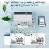 imageJADENS Bluetooth Thermal Label Printer Wireless Shipping Label Printer for Small Business ampamp Package USPS Etsy Amazon Compatible with iPhone iPad Mac Windows Android 4x6 Label Maker PinkWhite