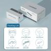imageJADENS Bluetooth Thermal Label Printer Wireless Shipping Label Printer for Small Business ampamp Package USPS Etsy Amazon Compatible with iPhone iPad Mac Windows Android 4x6 Label Maker PinkWhite
