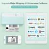 imageJADENS Bluetooth Thermal Label Printer Wireless Shipping Label Printer for Small Business ampamp Package USPS Etsy Amazon Compatible with iPhone iPad Mac Windows Android 4x6 Label Maker PinkGreen