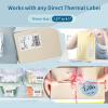 imageJADENS Bluetooth Thermal Label Printer Wireless Shipping Label Printer for Small Business ampamp Package USPS Etsy Amazon Compatible with iPhone iPad Mac Windows Android 4x6 Label Maker PinkWhite