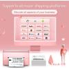 imageJADENS Bluetooth Thermal Label Printer Wireless Shipping Label Printer for Small Business ampamp Package USPS Etsy Amazon Compatible with iPhone iPad Mac Windows Android 4x6 Label Maker PinkPink