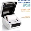 imageJADENS Bluetooth Thermal Shipping Label Printer  High Speed 4x6 Wireless Label Maker Machine Support PC Phone USB for MAC Compatible with Ebay Amazon Shopify Etsy USPS Barcode MailingWhite