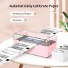 imageJADENS Bluetooth Thermal Shipping Label Printer  Wireless 4x6 Shipping Label Printer Compatible with AndroidampampiPhone and Windows Widely Used for Ebay Amazon Shopify Etsy USPSPink