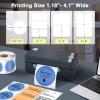 imageJADENS Bluetooth Thermal Shipping Label Printer  Wireless 4x6 Shipping Label Printer Compatible with AndroidampampiPhone and Windows Widely Used for Ebay Amazon Shopify Etsy USPSBlue