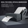 imageJADENS Bluetooth Thermal Shipping Label Printer  Wireless 4x6 Shipping Label Printer Compatible with AndroidampampiPhone and Windows Widely Used for Ebay Amazon Shopify Etsy USPSBlue