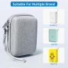 imageJADENS Case Compatible D110 Label Maker Hardshell Label Maker Box for Niimbot Mini Label Printer with Handle for Organization ampamp Storage Holder Tape Paper Roll ampamp USB Cable Box 3 Roll Tapegrey
