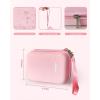 imageJADENS Case Compatible D110 Label Maker Hardshell Label Maker Box for Niimbot Mini Label Printer with Handle for Organization ampamp Storage Holder Tape Paper Roll ampamp USB Cable Box 3 Roll TapePink