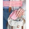imageJADENS Case Compatible D110 Label Maker Hardshell Label Maker Box for Niimbot Mini Label Printer with Handle for Organization ampamp Storage Holder Tape Paper Roll ampamp USB Cable Box 3 Roll TapePink
