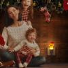 imageJADENS Christmas Decorations Night Light Plugin  Color Changing LED Wall Nightlights Dusk to Dawn Sensor Kids Elderly Nursery Bedroom Hallway Stairs Kitchen Gingerbread ManGingerbread Man