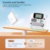 imageJADENS D110 Label Maker Machine with Tape Portable Bluetooth Label Printer for Storage Office Home Organizing Sticker Maker Mini Label Maker with Multiple Templates White