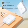 imageJADENS D110 Label Maker Machine with Tape Portable Bluetooth Label Printer for Storage Office Home Organizing Sticker Maker Mini Label Maker with Multiple Templates White