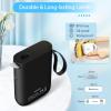 imageJADENS Label Maker Machine D11 Portable Bluetooth Printer for Labeling Home Office Organization Mini Label Maker Machine with Tape Multiple Templates Available for Phone Handheld Labeler Black