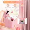 imageJADENS Label Maker Machine D11 Portable Bluetooth Printer for Labeling Home Office Organization Mini Label Maker Machine with Tape Multiple Templates Available for Phone Handheld Labeler GreenPink