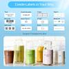 imageJADENS Label Maker Machine D11 Portable Bluetooth Printer for Labeling Home Office Organization Mini Label Maker Machine with Tape Multiple Templates Available for Phone Handheld Labeler Black